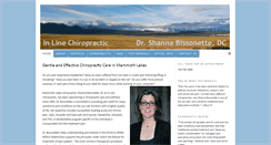 Desktop Screenshot of inlinechiromammoth.com